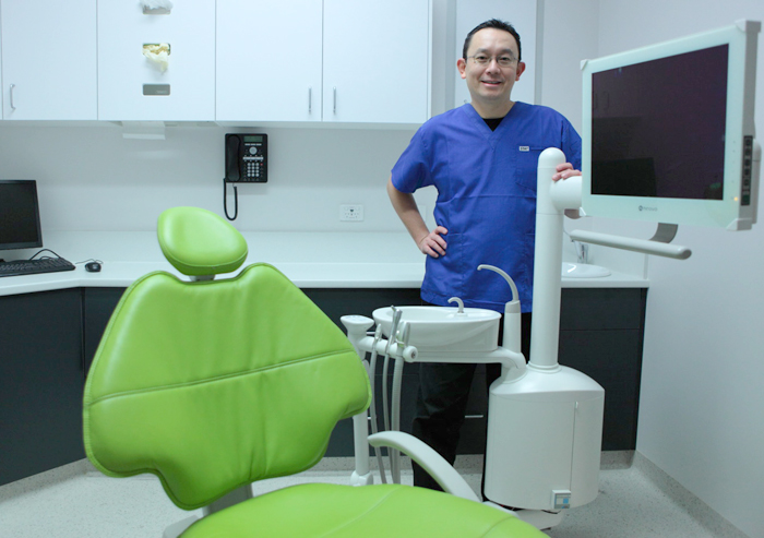 Dr Darryl Tan at Simply Dentistry. The clinic offers the highest quality equipment available.